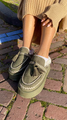 Teddy Loafers - Khaki