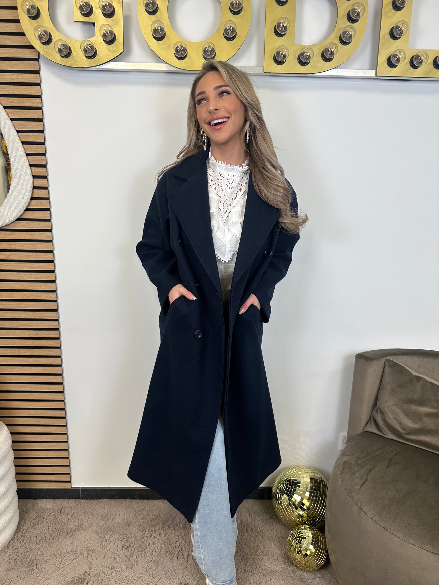 Coat Mia - Navy
