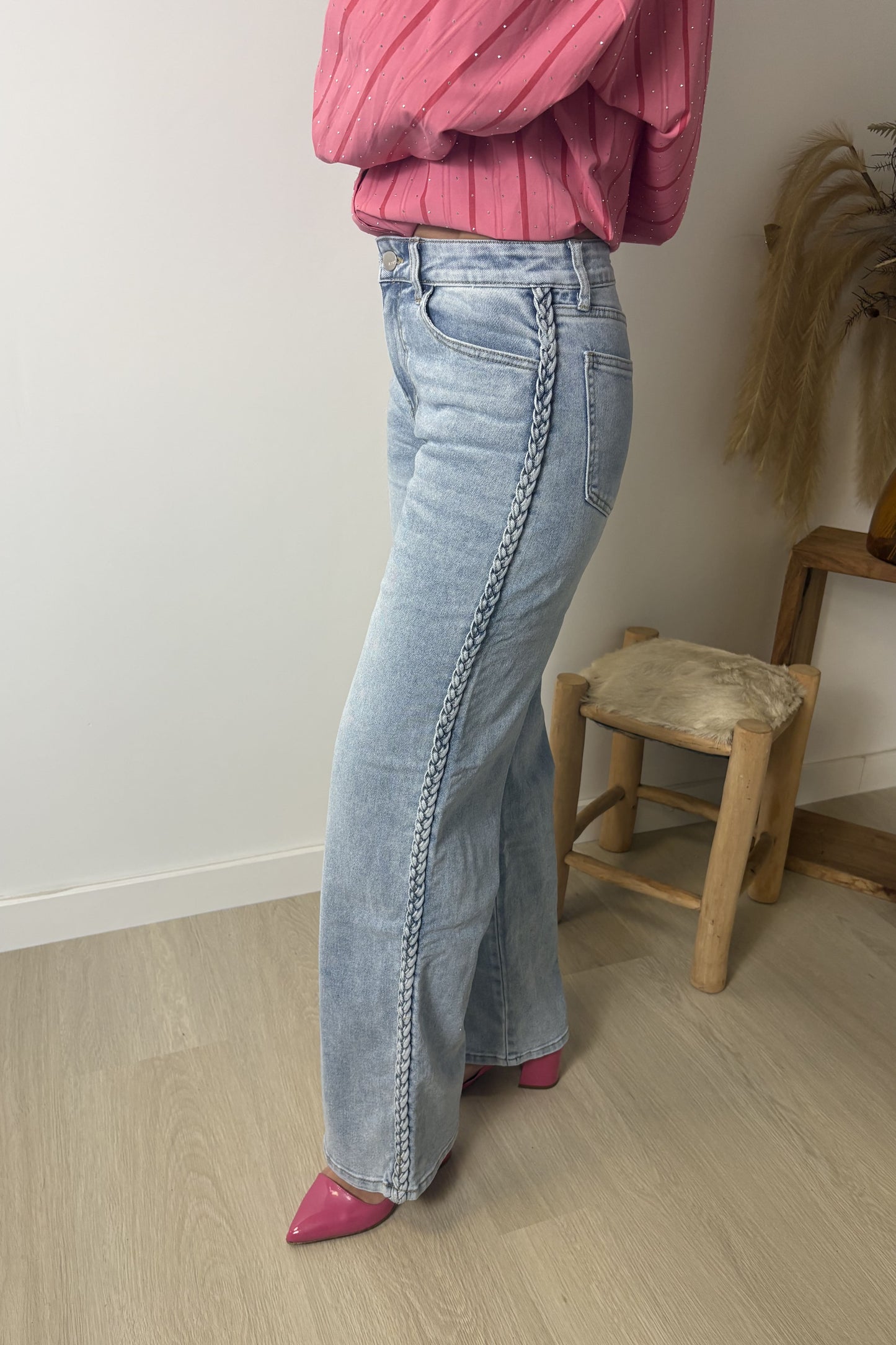 Braided Jeans