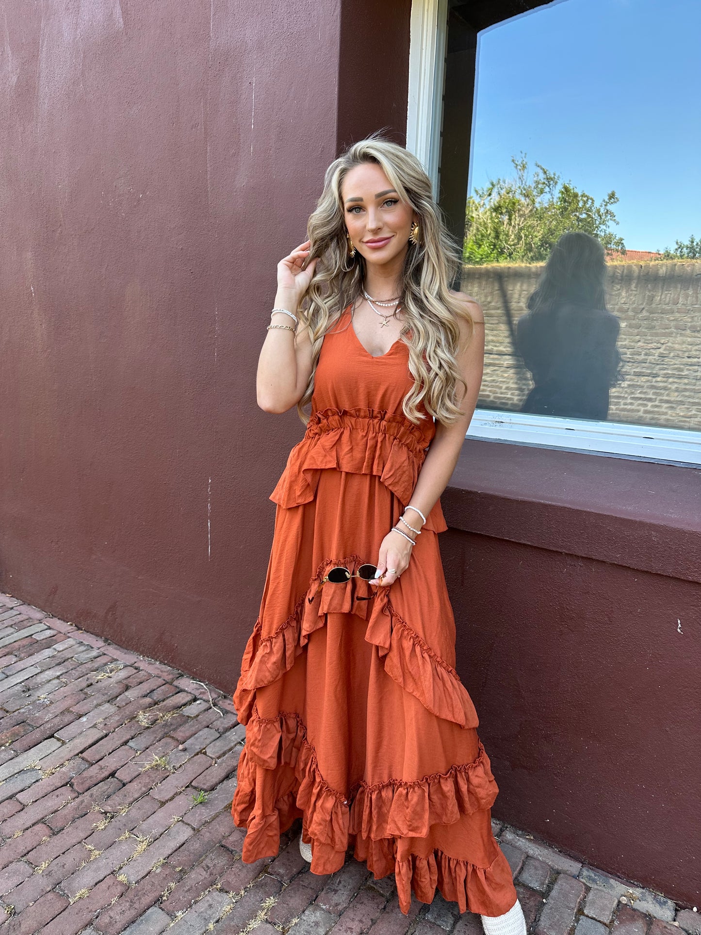 Maxi Dress Mila - Terracotta