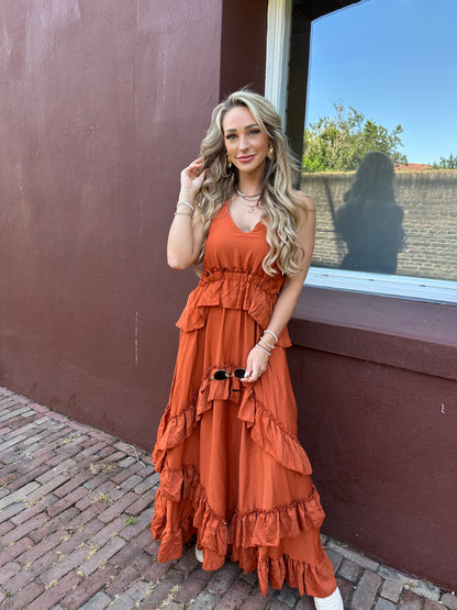 Maxi Dress Mila - Terracotta