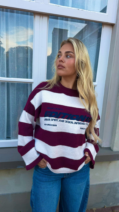 Pull Maddie - Bordeaux