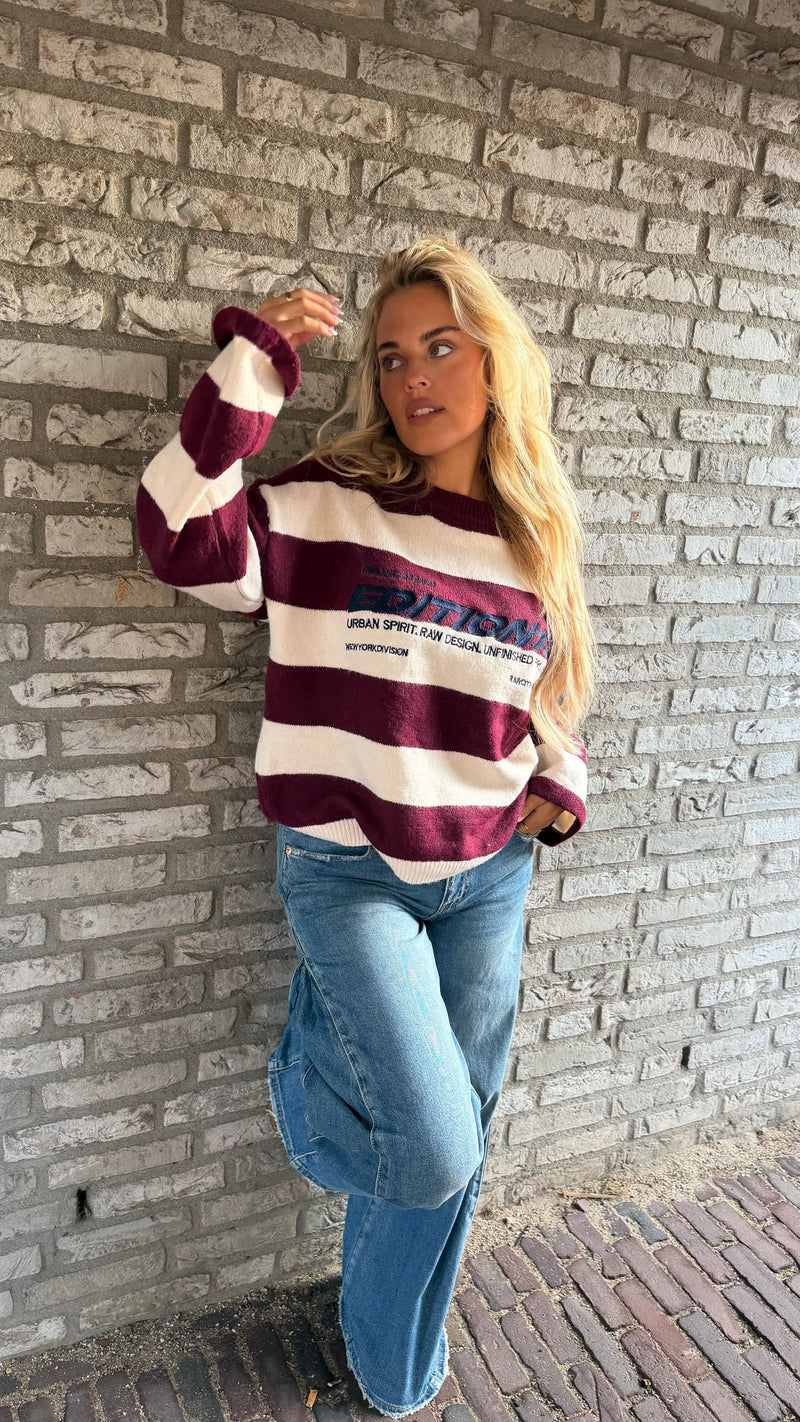 Maddie Sweater - Bordeaux