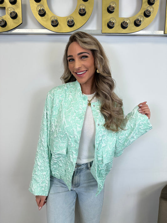 Bomber Jacket Dewi - Mint