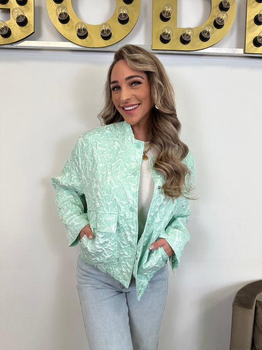 Bomber Jacket Dewi - Mint