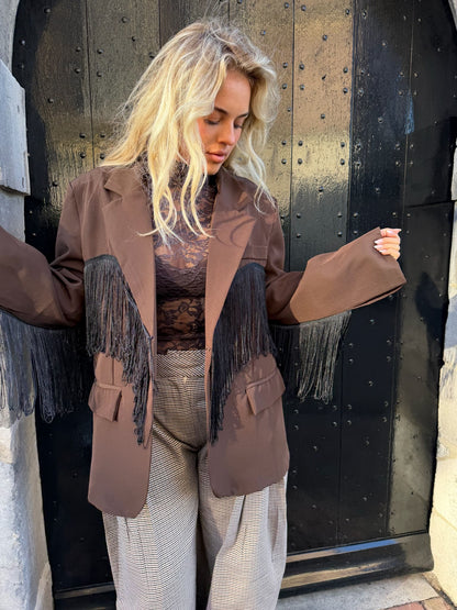 Lacey Top - Brown