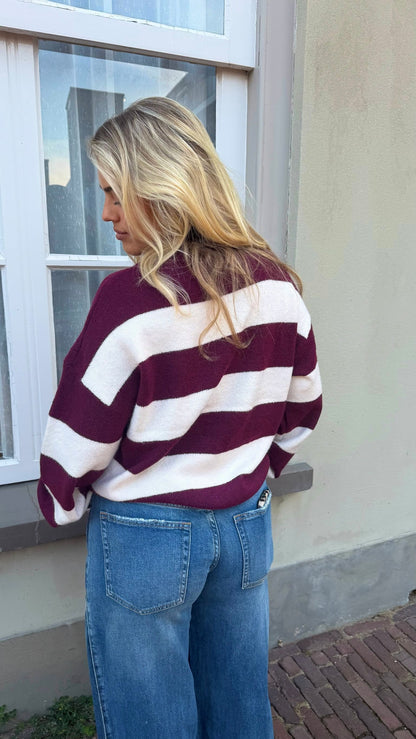 Pull Maddie - Bordeaux