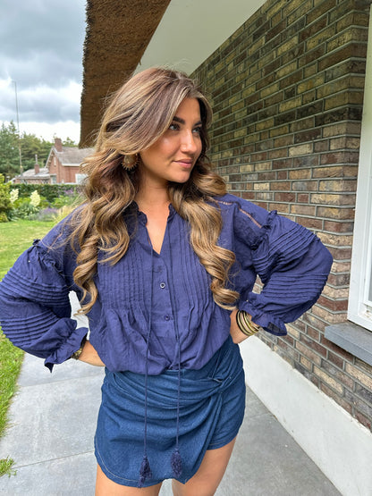 Blouse Jasmijn - Navy