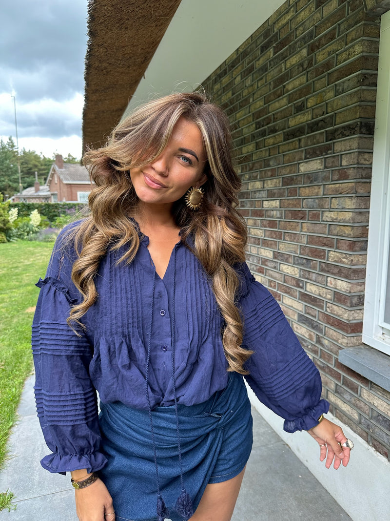 Blouse Jasmijn - Navy