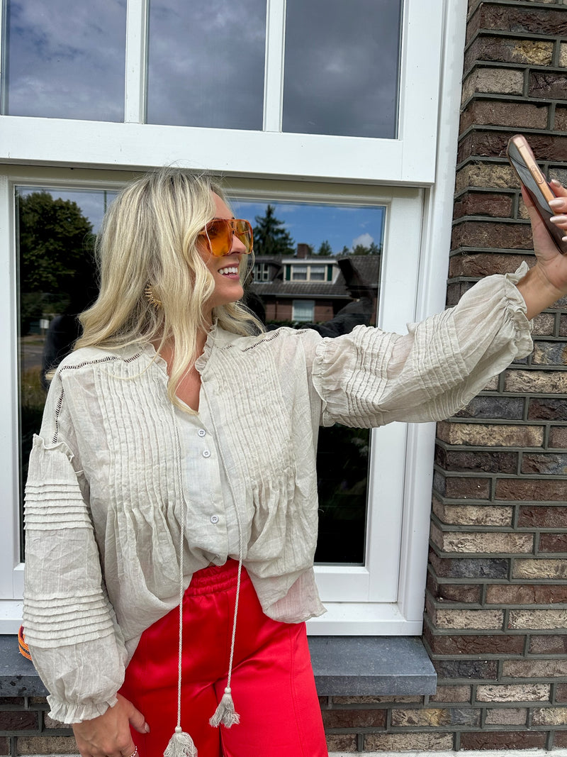 Blouse Jasmijn - Beige