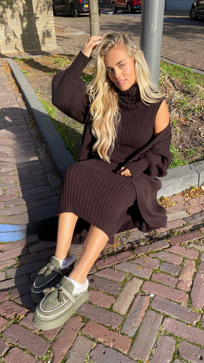 2-Piece Set Sofia - Dark Brown