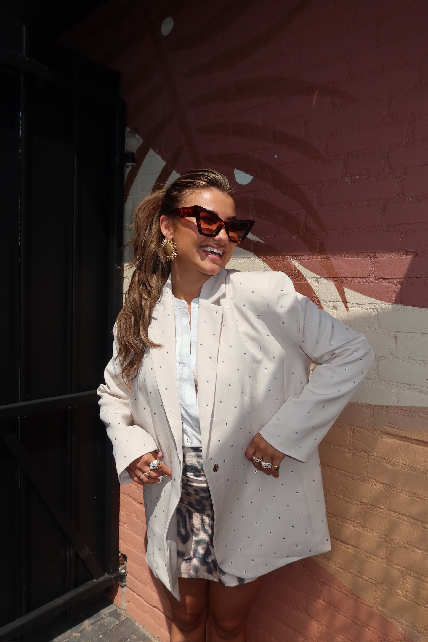 Blazer Diamond - Beige