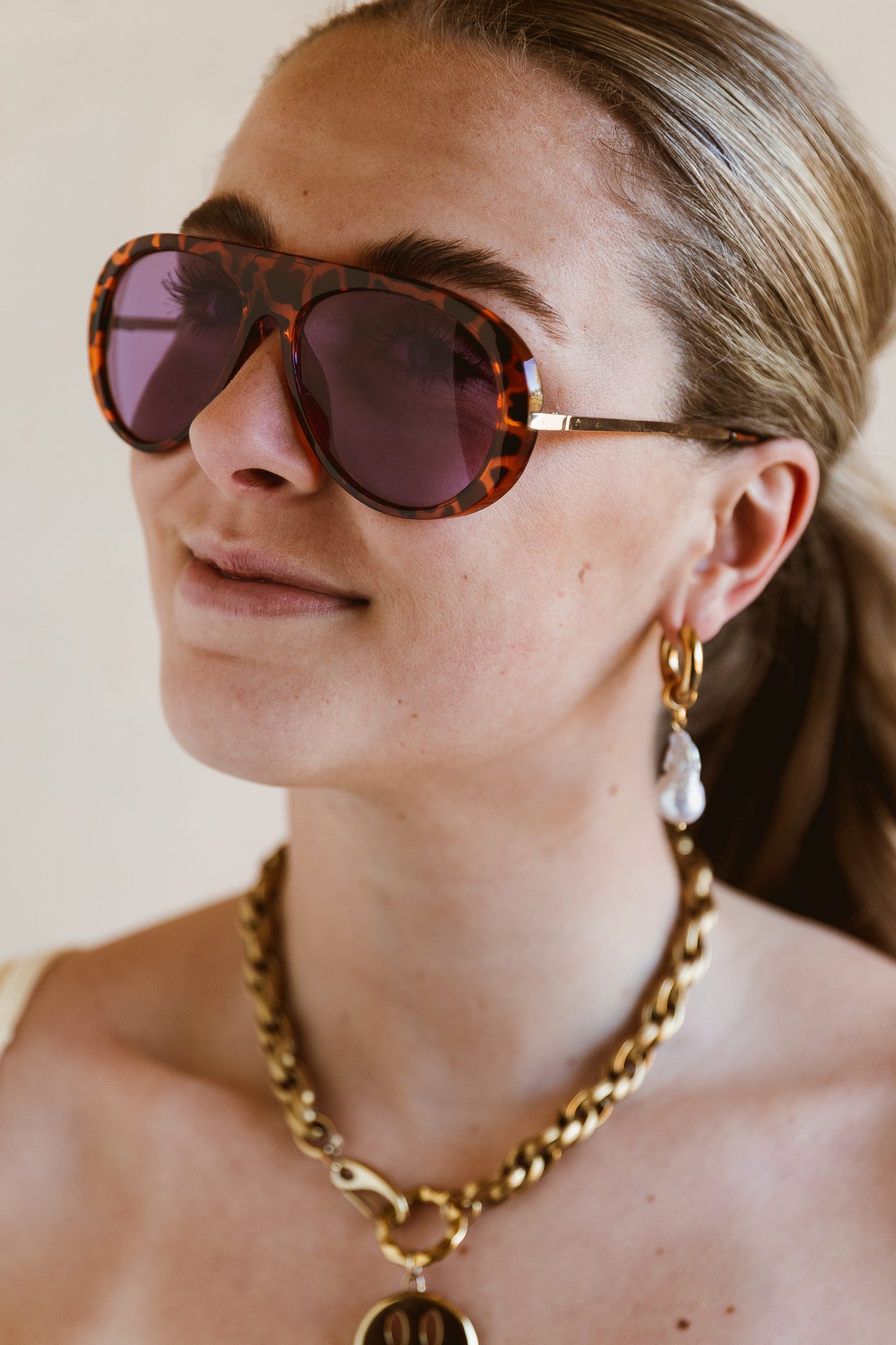 Purple Panther Sunglasses