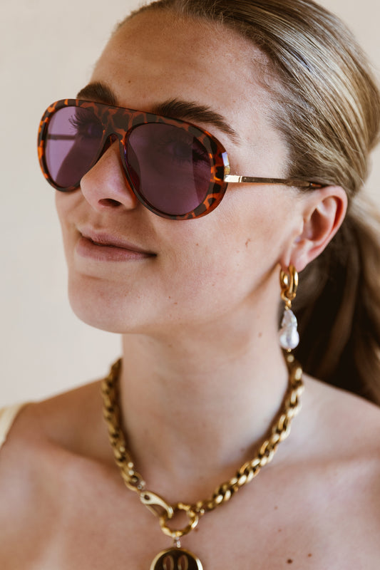 Purple Panther Sunglasses