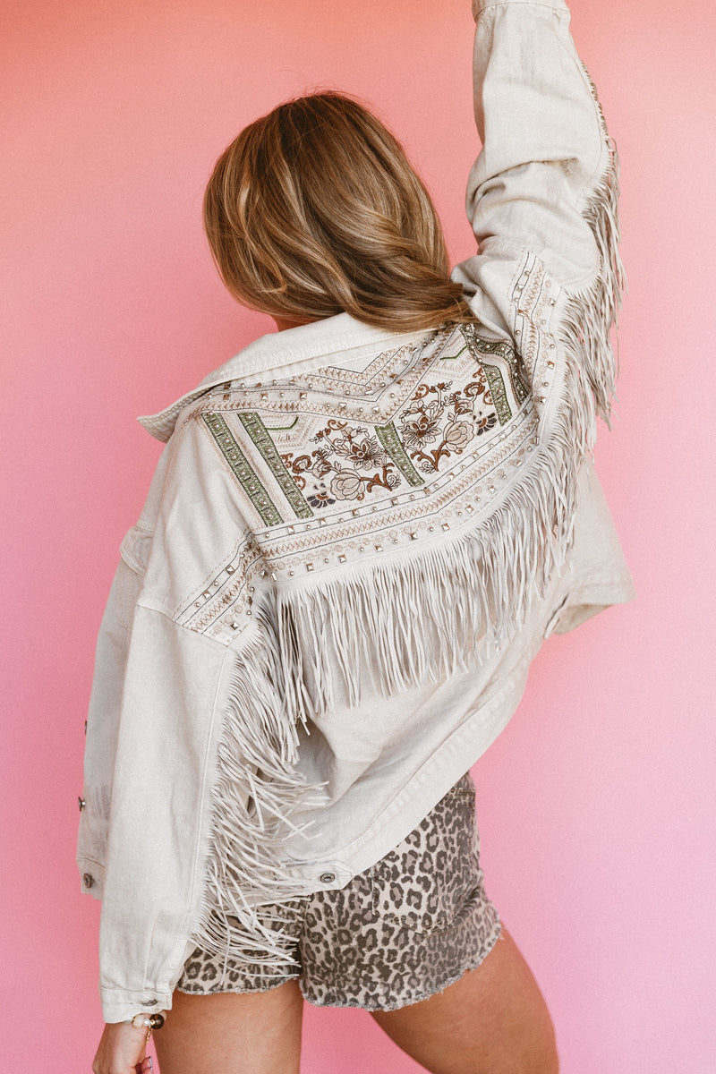 Desert Vibe Fringe Jacket