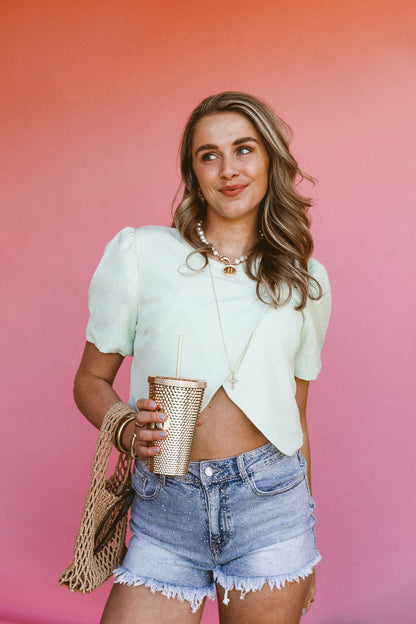 Mint Muse Top