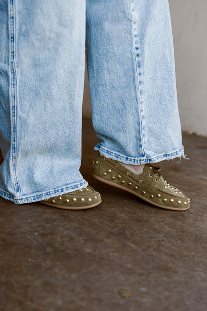 LATTY Big Studs - Olive