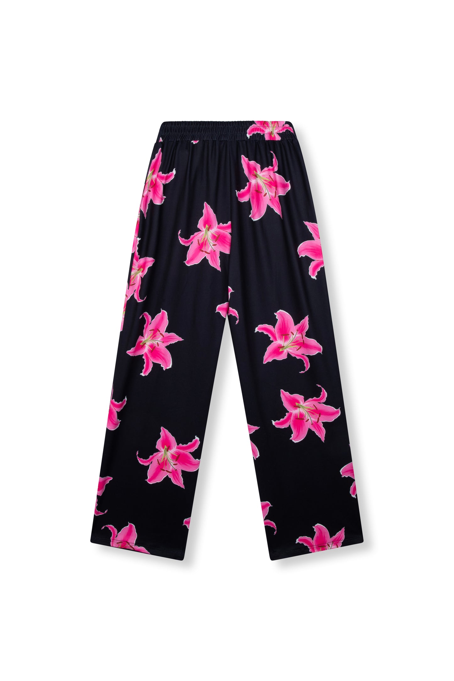 Wide Leg Flower Pants - Nova