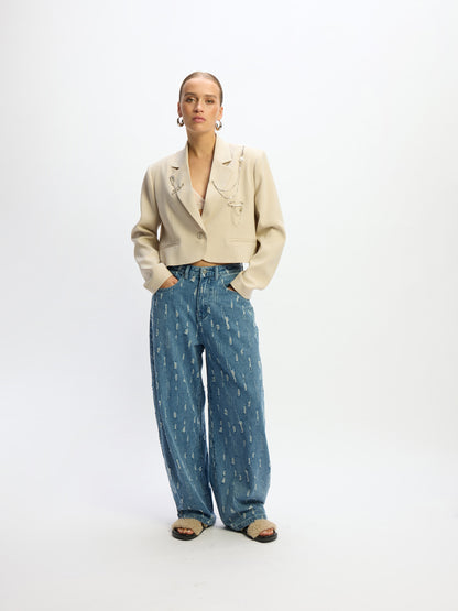 Cropped Blazer - Niv
