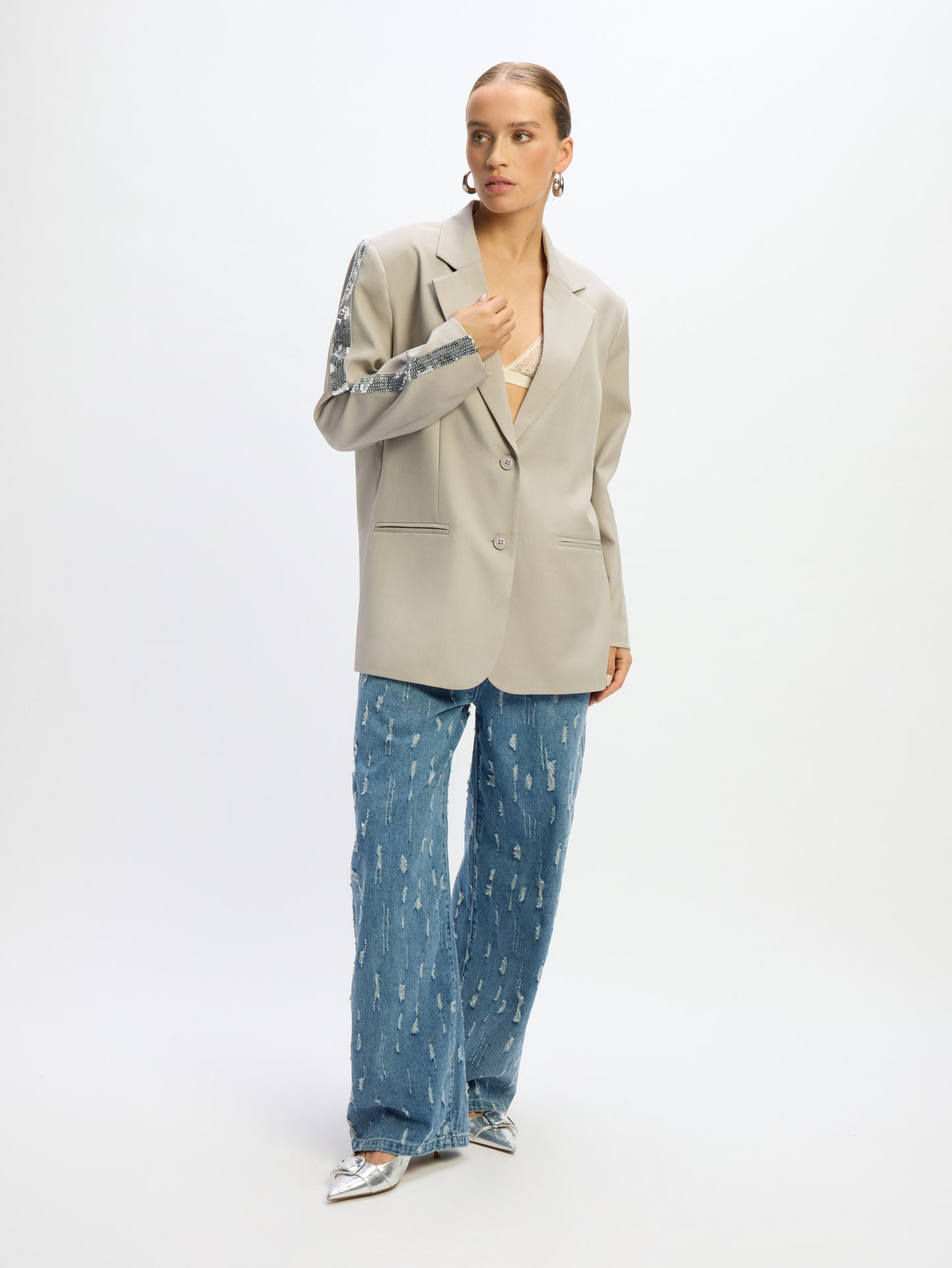 Blazer with Sequin - Bodi