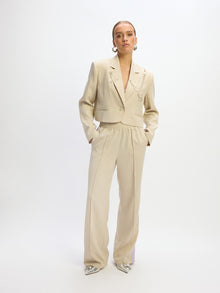 Wide Leg Tape Pants - Tyra
