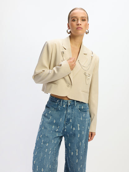 Cropped Blazer - Niv