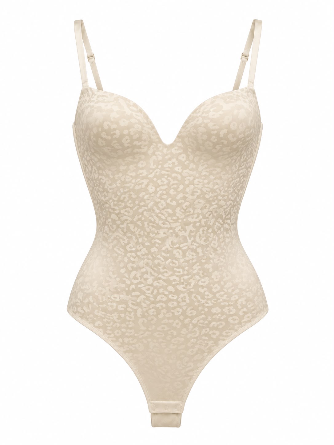 Body galbant confortable – Léopard crème