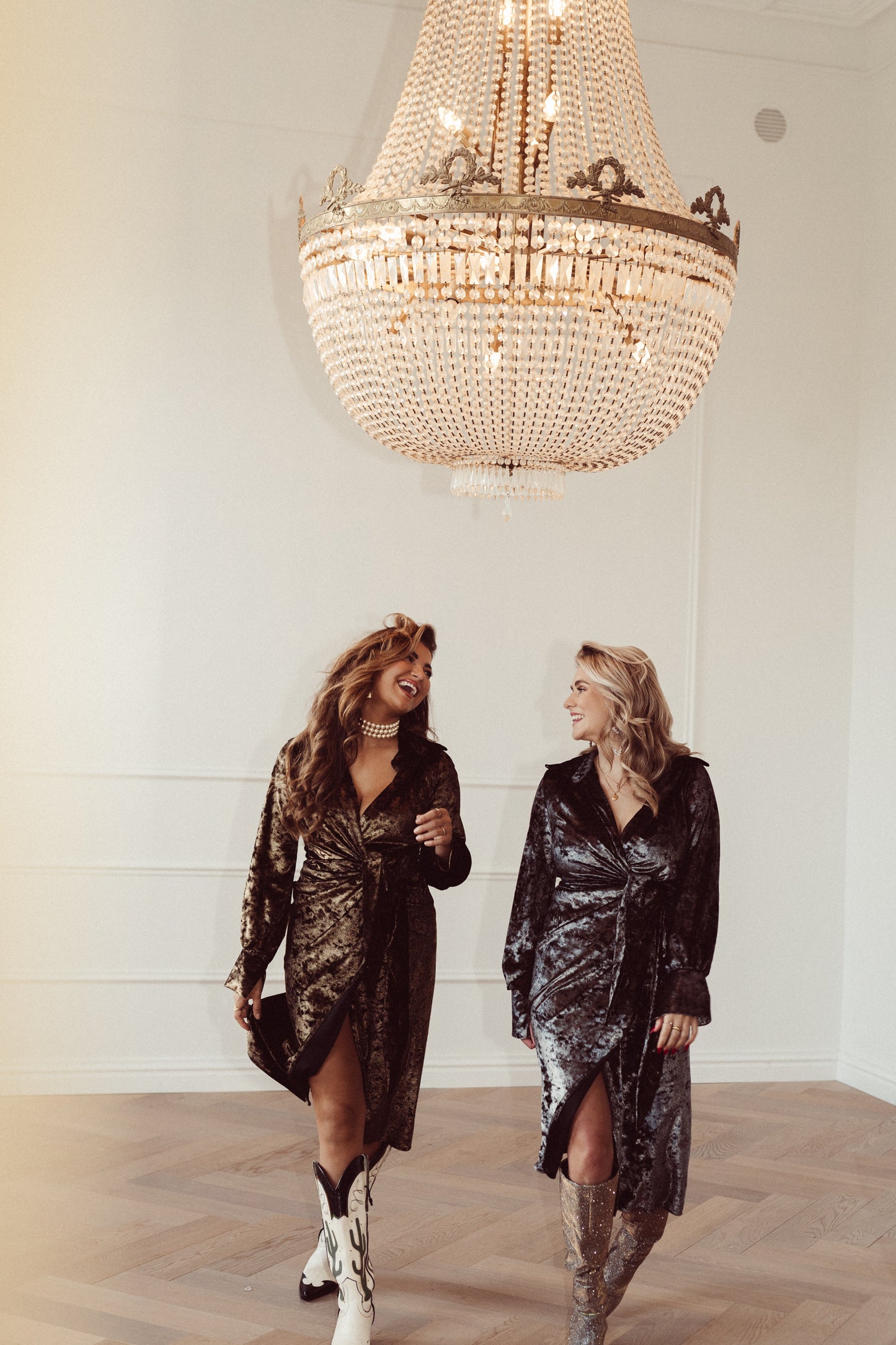 Dress Velvet - Grey