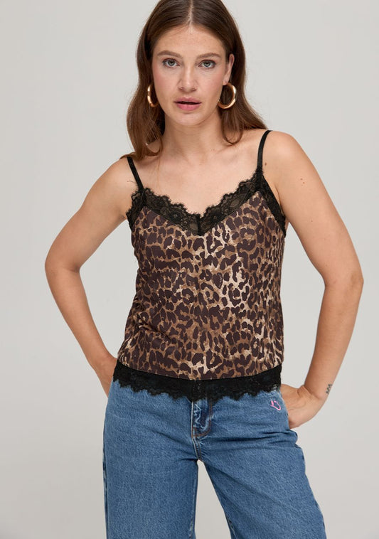 Harper & Yve Top Lara Leopard